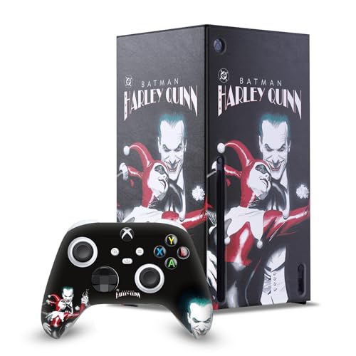 Skin Xbox Series X avec autocollant manette Batman Harley Quinn Joker