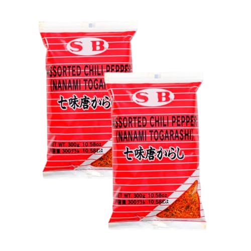 YIJIA | SB Siete Especias - Nanami Togarashi- Shichimi | Mezcla de Especias en Polvo 300g (2 Bolsa)