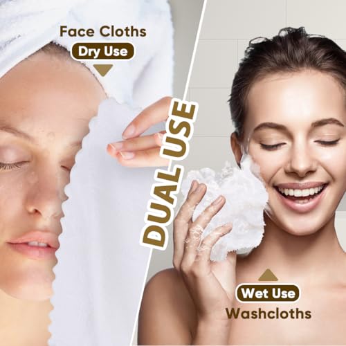 Orighty Ultraweiche Waschlappen, 48 Stück, Premium-Mikrofaser-Handtuch-Sets 30,5 x 30,5 cm, Saugfähig und Schnell Trocknend, Korallensamt, Mehrzweck für Badezimmer und Hotel