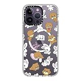 CASETiFY クリア iPhone 14 Pro Max ケース [黄ばみにくい素材/2mからの落下試験をクリア/MagSafe に対応] - Bunny-Bear Mix by foxy illustrations