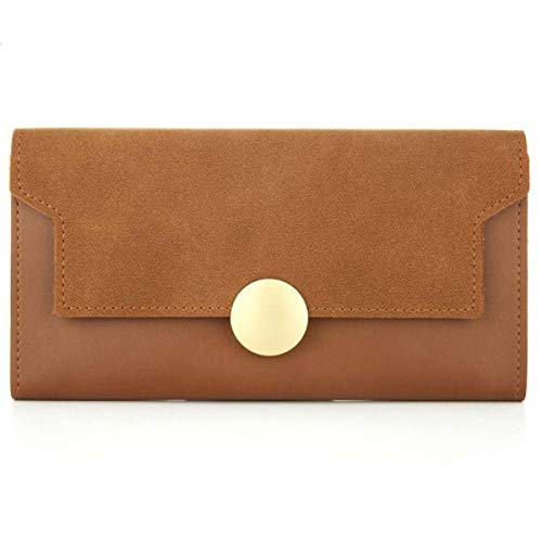 FMURY Wallet Female Long Section, Fashion Multi-Card Position, Simple Fashion Lady Holding Long Coin Purse(E)