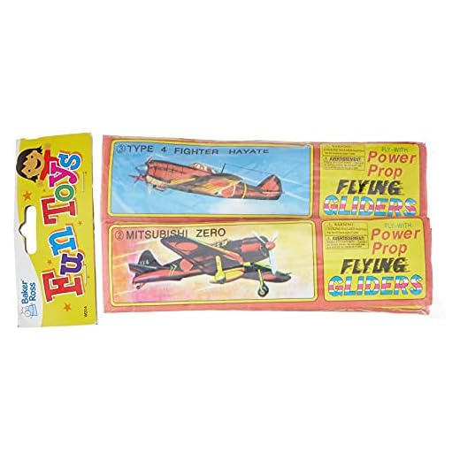 Baker Ross Aviones planeadores de 20 cm para regalar en concursos, juegos y fiestas infantiles (pack de 6)