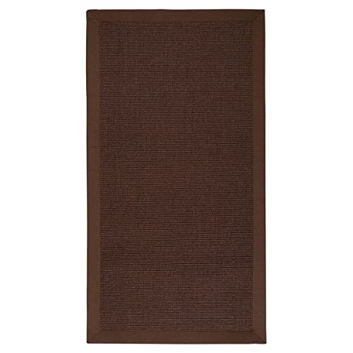 casa pura® Sisal Teppich aus Naturfasern mit Bordüre aus Baumwolle | pflegeleicht | Größe...