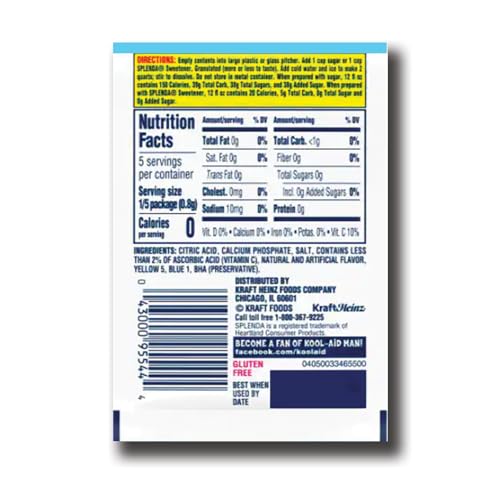 Drink Mix Sugar Free Gluten Free Assorted flavours (Pack of 10 + 1 Car Air Freshener) makes 2 quarts each - Image 3