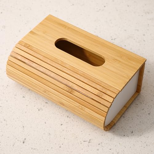 Image of HOKIPO Magnetic Wooden Tissue Box Holder (AR-5050)