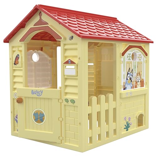 Chicos - Casita infantil exterior de Bluey | plástico resistente e durável | montagem e desmontagem simples e rápida, a casa de Bluey | a partir de 2 anos (89625)
