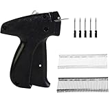 Etikettierpistole, Handnähmaschine für dicke Stoffe, Instant Stitch Tool Mit 5 Ersatznadeln Und 2000 Nähclips, Schwarz, Ideal Für DIY Kleidungsreparaturen, Stitchy Gun