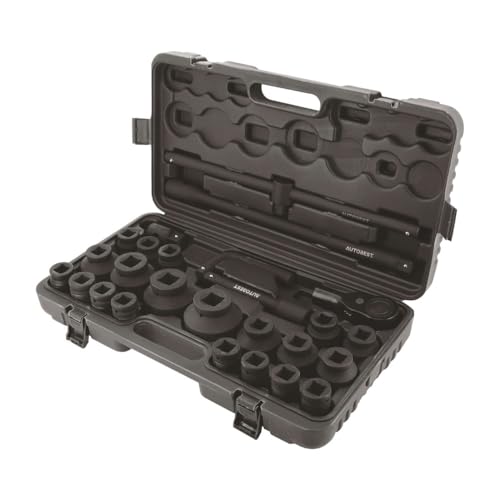 Coffret cliquet poids lourds chrome vanadium 27 pièces