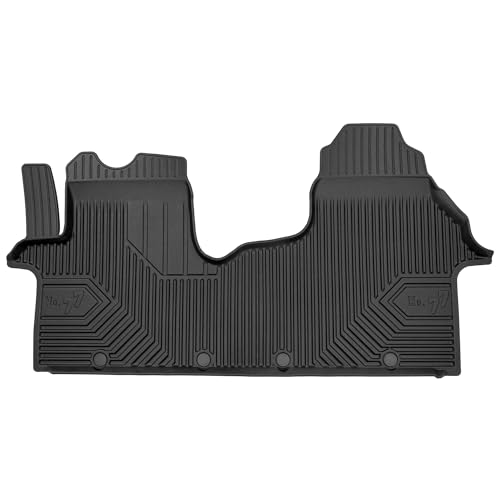 MOTOS Tapis de sol caoutchouc pour Renault Trafic III depuis 2014 Améliorez Votre Confort de Voyage avec Le tapis noir antidérapant Auto No.77- tapis voiture...