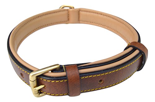 soft touch leather collar