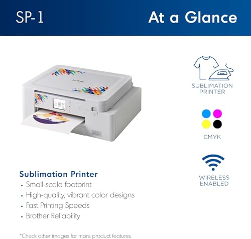 Image of Brother Sublimation Printer and Black Ink Cartridge