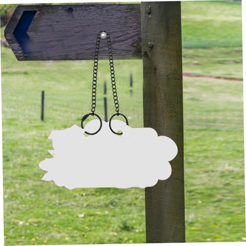 Image of SOLUSTRE Stainless Steel Hooks and Chains 10pcs Hanging Chain for Artwork Tree Labels Parking Signs Decor Easy Install