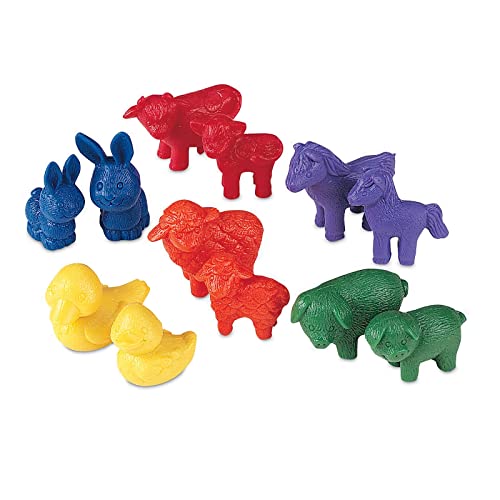 Figuras de animales de la granja para tardes de juegos educativos en familia
