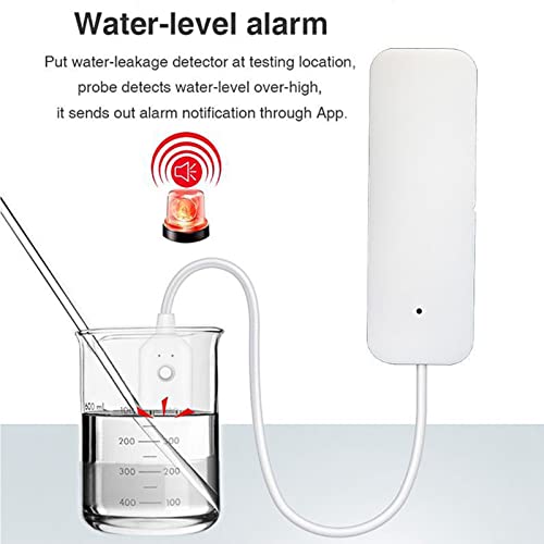 Sonew Water Alarm Sensor, Smart WiFi Water Leakage Alarm Household Water Overflow and Floods Detector - Real-time Alarm Message Push via App - Image 3