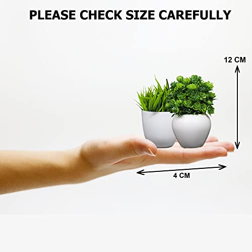 "Bring Life to Your Home: Kawai Homes' Stunning Artificial Plant Combo with Pots for Lush Living Room Decor (Green)"