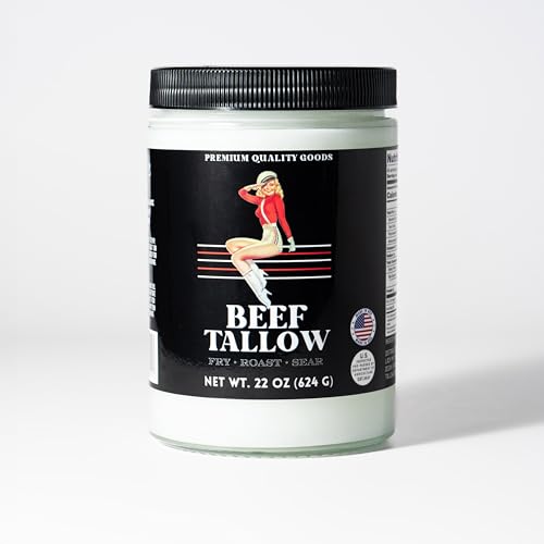 22oz Premium Grass-Fed Beef Tallow by The Lady May