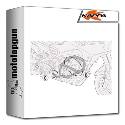 Sabot moteur noir Kappa KN2128 finition premium pour Yamaha XSR 900 2018