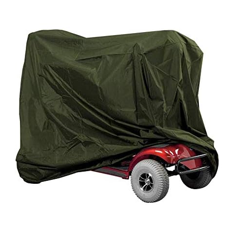 VVHOOY Cover for Mobility Scooter Waterproof Green Outdoor Motability Scooter Cover for Outside Storage Universal Disabled Scooter Storage Cover Heavy Duty Mobility Scooter Weather Cover 140x66x91cm Cover