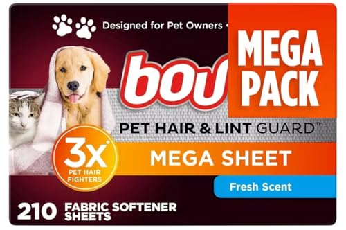 PetHair & LintGuard. Fresh Scent (210 ct.). Dryer Sheets