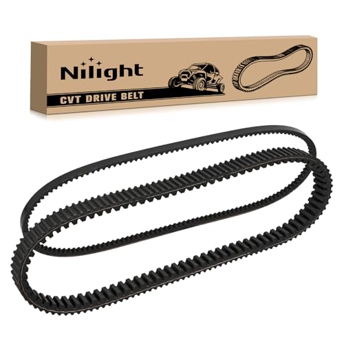 Image of Nilight Golf Cart Drive Belt for EZGO TXT RXV 2010-up with Kawasaki Engine | Clutch Drive Belt & Starter Generator Belts Kit Replaces OE part 618630 606138 16548G1 Smooth Engagement Aramid Cord Rubber