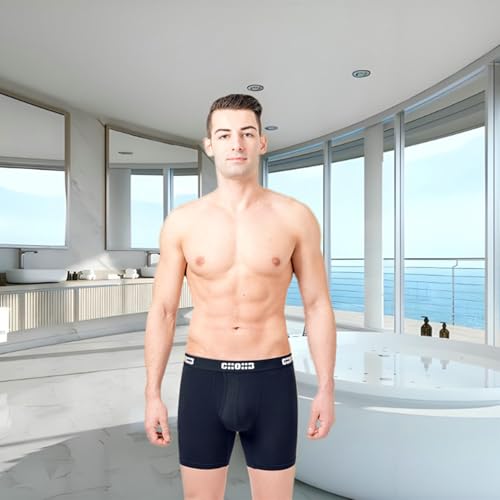 Image of Men's Underwear Micro Modal 3 Pack Boxer Briefs Men Fly