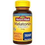 Sleep support supplement: Contains one 90 count bottle of Nature Made Melatonin 5 mg Extra Strength Tablets for a 90-day supply Melatonin is a hormone found naturally in the body that helps to regulate sleep and wake cycles Each Nature Made 5 mg Mela...