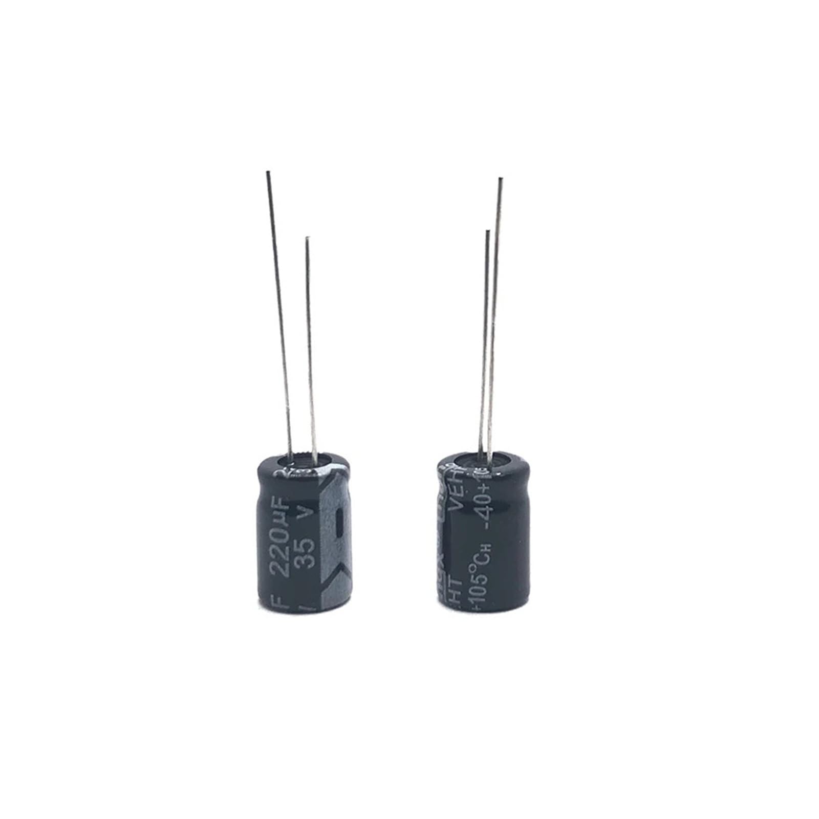 Condensateurs 35V 220UF aluminium 8x12mm pour supprimer les bruits audio et pannes d'alimentation