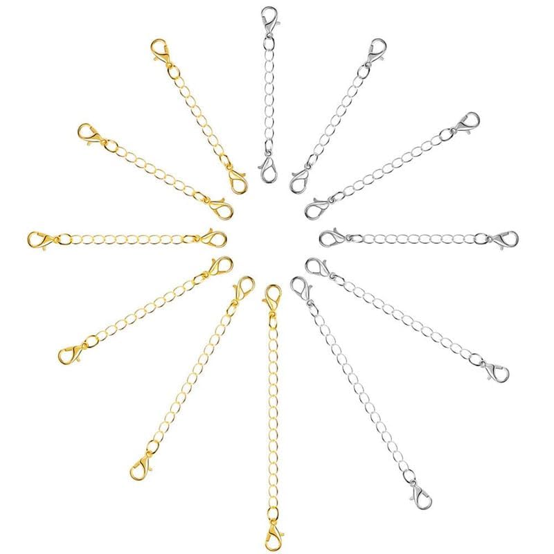 Hanging Tree 6 Pcs Women Girl Boy & Men Jewellary Making (Silver) (Golden) (Rose Gold) Extender for Chain Set Bracelet Pendant & Necklace (Combo of 2 Silver,Golden) (B0CM1GPH5J) Amazon Price History, Amazon Price Tracker