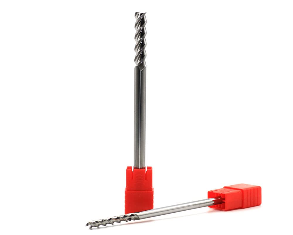 1 Pc End Mill CNC Lathe Milling Cutter Tools HRC60 3Flute 1mm 2mm 3mm 4mm 5mm 6mm 8mm 10mm 12mm Solid Carbide For Aluminum - (Dimensions: HRC60 3F-D10X75L)