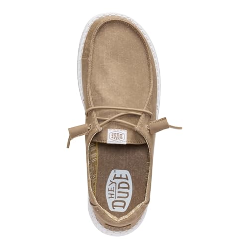 Image of HEYDUDE Women's Wendy Stretch Canvas Slip On Shoes | Easy On Loafer