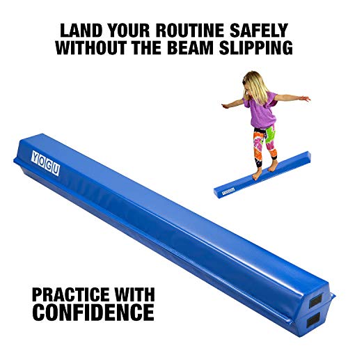 YOGU Foldable Balance Beam 9 Feet Folding Floor Gymnastics Equipment Beams for Kids Home Practice - Thumbnail 4