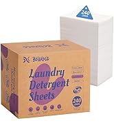 Laundry Detergent Sheets 240 Loads Space-Saving Travel-Deep Cleaning Lavender Eco No Plastic Jug