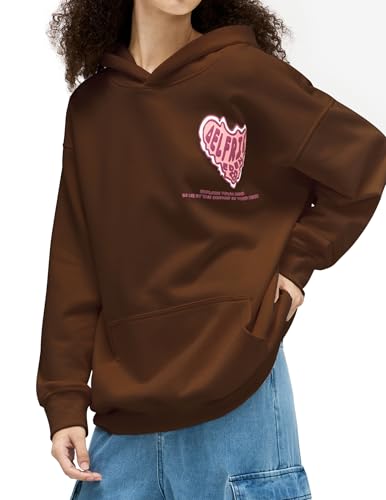 Aelfric Eden Graphic Hoodie Womens Oversized Hoodies Y2k Cute Heart Print Sweatshirt Streetwear Hooded Pullover - Image 4