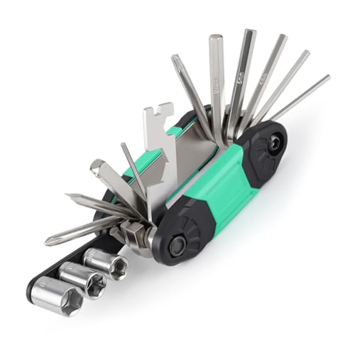 16 In 1 MultiFunctional Cyclings Maintenances Tool Mountain Bikes Repair Tool Spanners Practical Cyclists