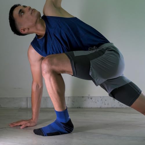 Image of HEELIUM Bamboo Athletic Socks for Men & Women | 3X Tougher & Durable, Ultra Soft & Blister Resistant | Perfect for Gym, Sports & Long Distance Running