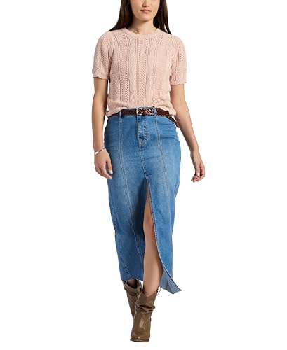 Buffalo David Bitton Women's Sylvie Mid Waist Maxi Skirt4