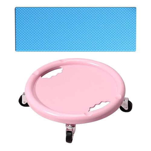 Ab Roller Wheel, Abdominal Workout Equipment Board With Knee Mat, 360 grados Rotating Ejercise Roller Wheel, Core Slider For Women And Men, 11.02x11.02x3.15 pulgadas