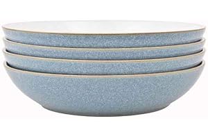 Denby Elements Blue Pasta Bowls Set of 4