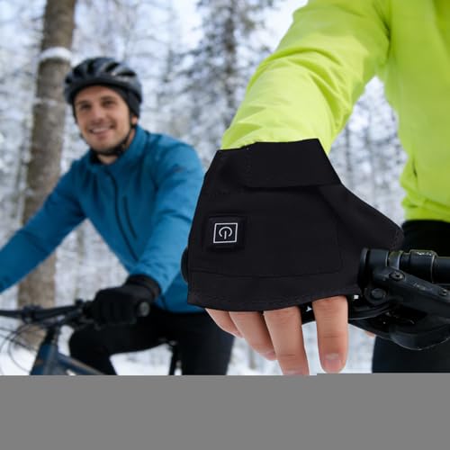 Gants chauffants imperméables avec isolation thermique noire - 3