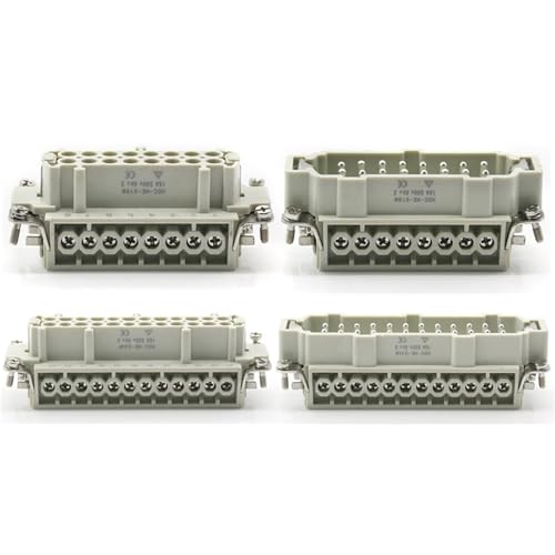 Conector Rectangular 4 Female Core 16A 500V BBPGYPHV miniatura 4