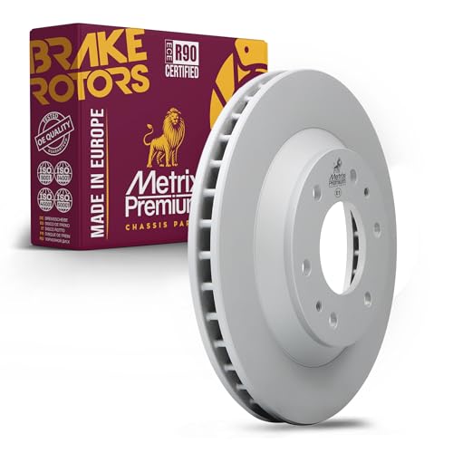 Metrix Premium Chassis Parts 305 mm Coated Brake Rotor Fits Buick Rainier