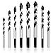 flintronic Foret Beton, Lot de 8 Forets de Maçonnerie en Carbure de Tungstène pour Carreaux de Céramique, Béton, Mur en Brique, Verre, Maçonnerie en Plastique et Bois (3/4/4/5/6/8/10/12 mm)
