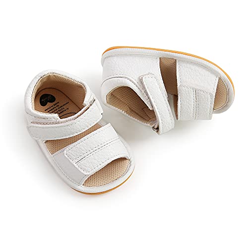 MK MATT KEELY Baby Boy Girl Sandalen Eerste Lopen Lederen Zomer Schoenen Met Zachte Rubberen Zool Voor Pasgeboren Baby… - Image 5