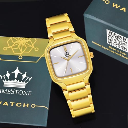 Image of LIMESTONE Classic Series Men Analog Watch - Stainless Steel Mesh Strap with Elegant Dial & Roman Numerals | Quartz Wristwatch for Casual & Formal Wear