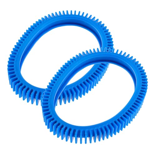 YARNOW Piezas de Repuesto para Neumáticos de Piscina 2 Piezas Azul para Limpiafondos Automáticos, Accesorio Resistente y Duradero para Equipo de Limpieza de Piscinas al Aire