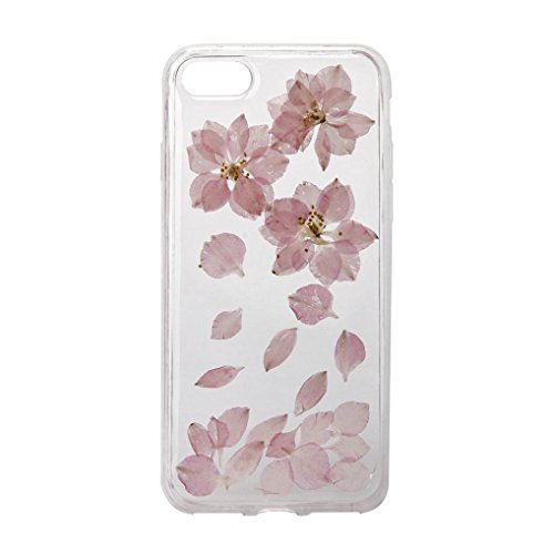 For iPhone 7 Case, HP95(TM) Fashion Floral Pattern TPU Case Gel Cover Soft Back Case For Iphone7 4.7Inch (E)