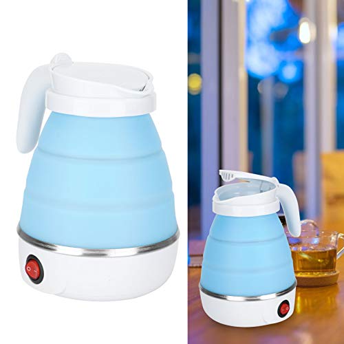 Tetera eléctrica plegable 0.6 L 110V para camping miniatura 4