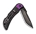 Outdoor Edge Chasm Folding Pocket Knife 2.5 Inch, CHP-25, Purple Handle with Pocket Clip