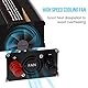 Yinleader Wechselrichter 500W DC 12V auf 230V AC und 1 EU Steckdose 2 USB KFZ-Spannungswandler