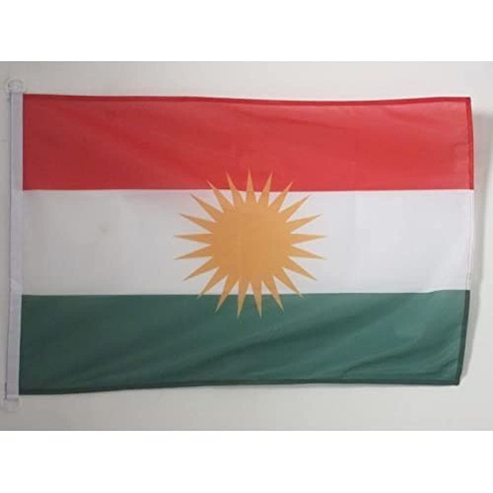 AZ FLAG Bandera Nautica de España Sin Armas 45x30 cm - Pabellón de Conveniencia Española Sin Escudo 30 x 45 Cm, Bandera de Barco con anillas — view 93